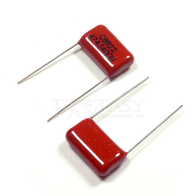 10 шт. 400V474J 0 47 мкФ шаг 15 мм 470NF 400V 474 CBB полипропиленовый пленочный конденсатор с