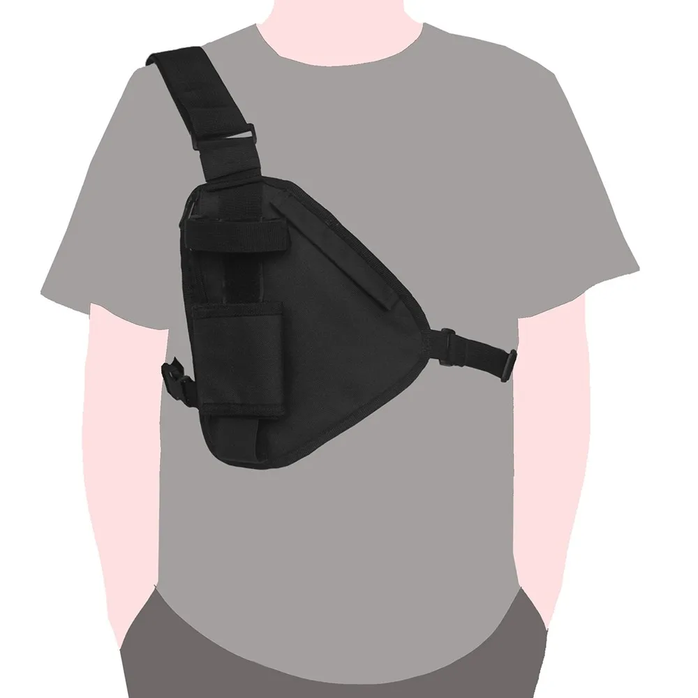 Тактическая нагрудная сумка Портативная портативная рация сумка Военная Сумка через плечо Универсальный Карманный держатель для телефона пистолет сумка для охоты стрельба