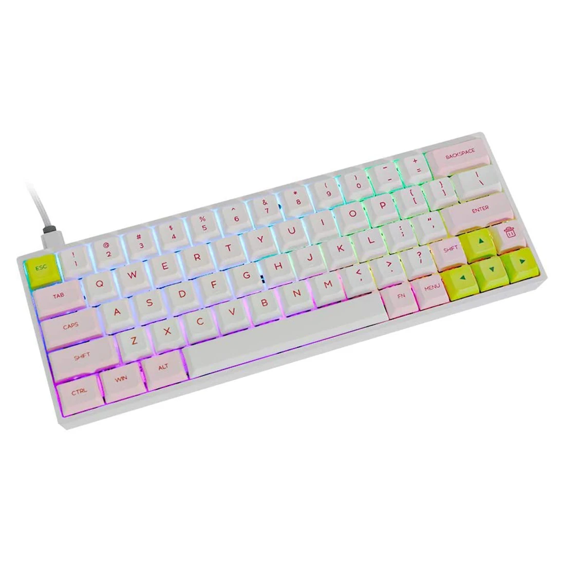 com fio rgb backlit teclado de jogos