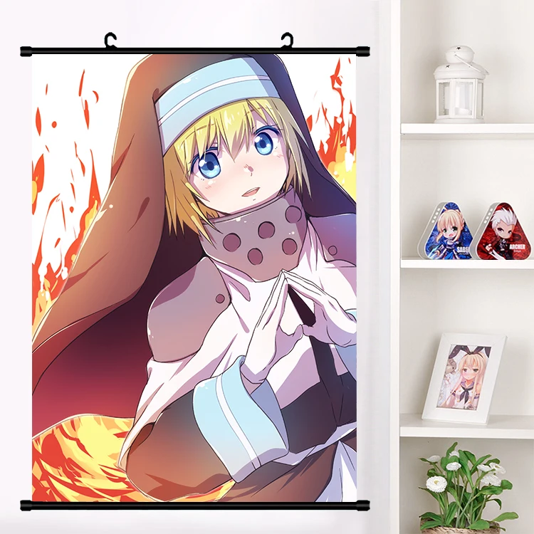 Аниме Enn No Shouboutai Fire Force Arthur Boyle Iri Настенная роспись настенный плакат Otaku коллекция домашнего декора