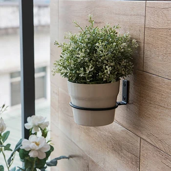 

3 Wall Mounted Flower Pot Tray Folding Flower Pot Ring Flower Stand Flower Tray Tray Wall Mount Bracket Balcony Flower Stand