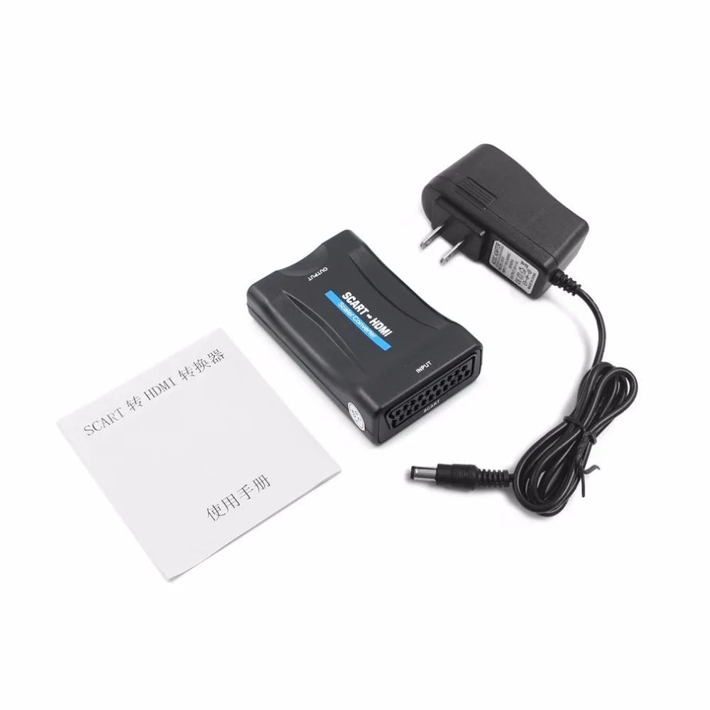 Onleny 1080P Scart в HDMI конвертер аудио-видео адаптер для HD ТВ Sky Box STB для смартфона HD tv DVD K5 США ЕС Великобритания разъем AU