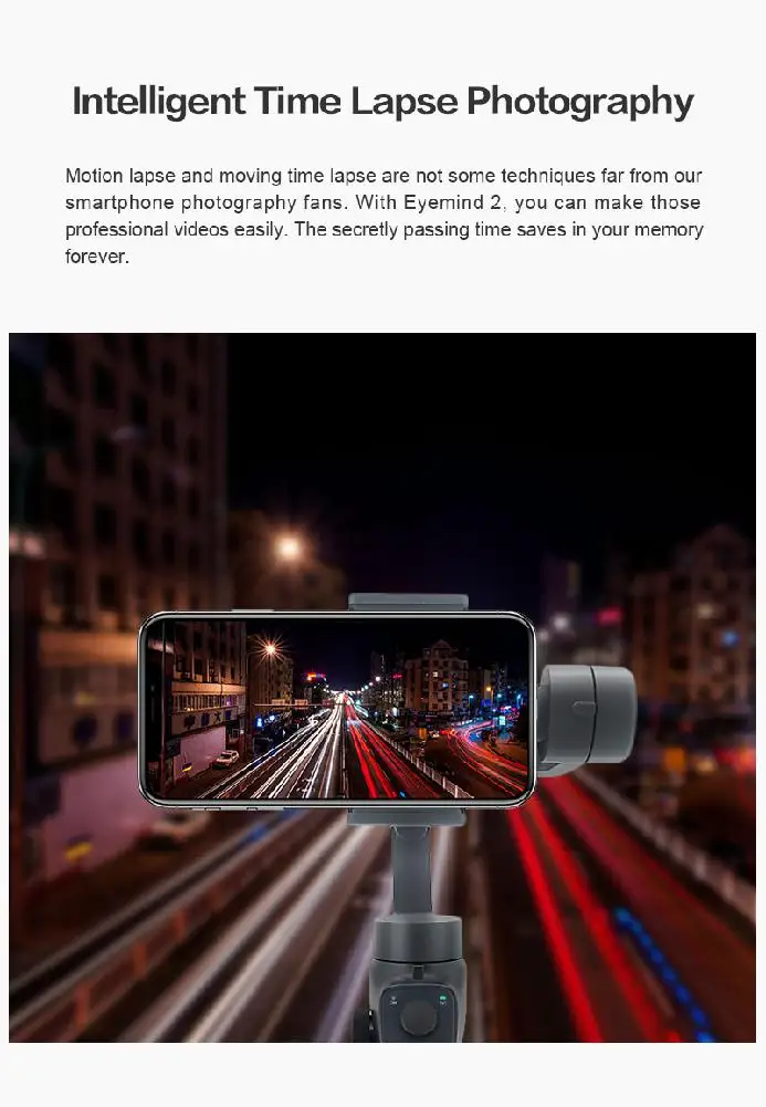Твистер. CK Eyemind 2 3-осевой портативный смартфон шарнирный стабилизатор для камеры GoPro