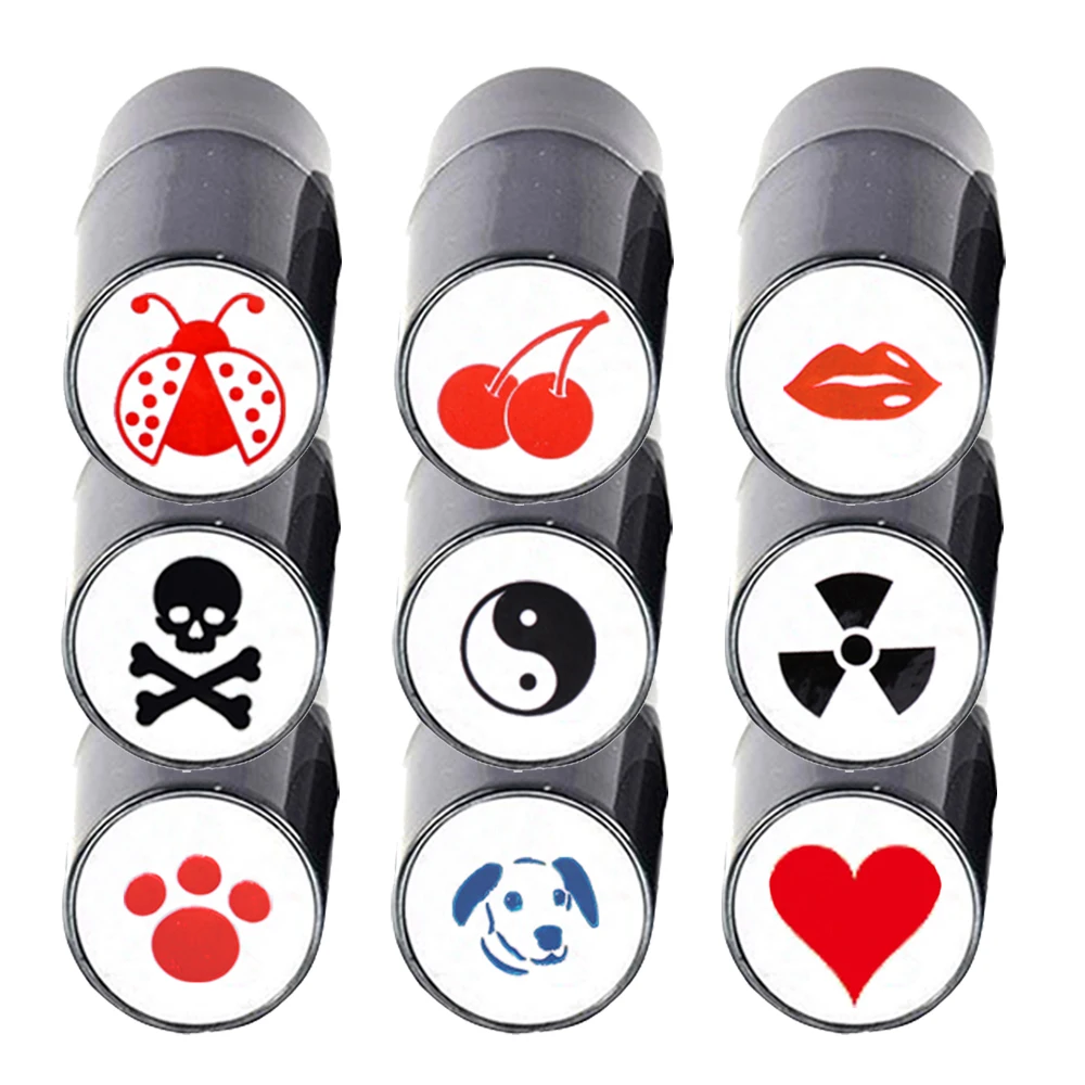 1PC GOG Golf Ball Stamper Stamp Impression Seal Marker Quick-dry Plastic Multicolors Golf adis Symbol For Golfer Gift New