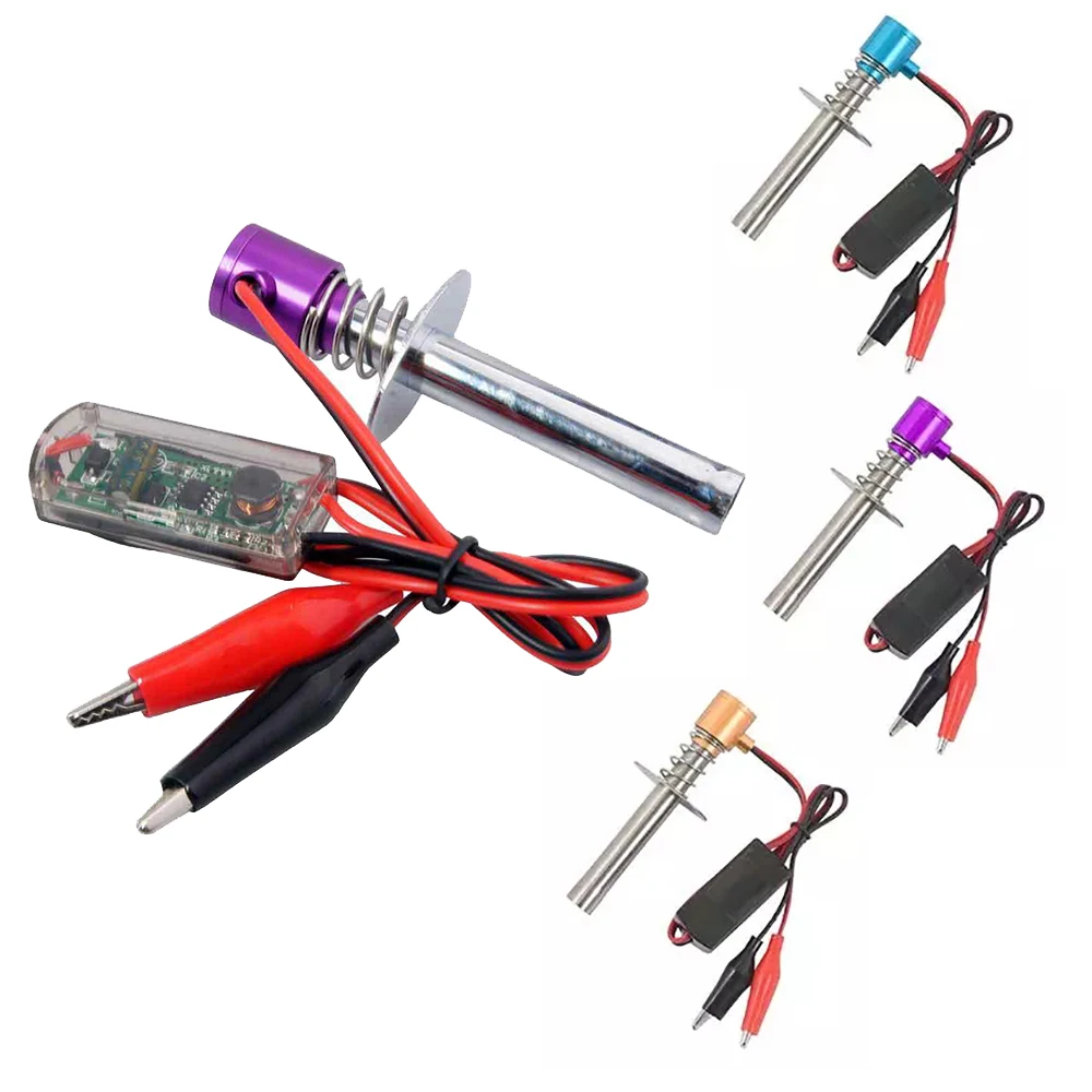 

6-24 В Электронная свеча, стартер, воспламенитель, усовершенствованная деталь для 1/10 1/8 HSP радиоуправляемого автомобиля