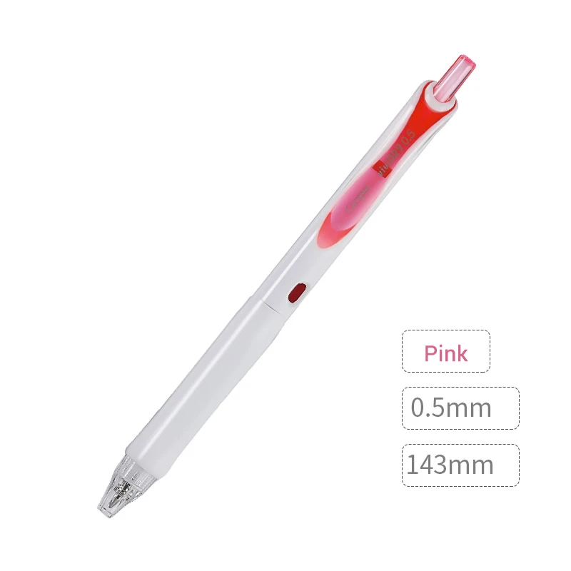 Pink Ink Японская гелевая ручка KOKUYO 0,5 мм, быстросохнущая гелевая ручка для офиса и школы, цветная ручка для студентов, канцелярские принадлежности, 1 шт - Цвет: Pink Ink