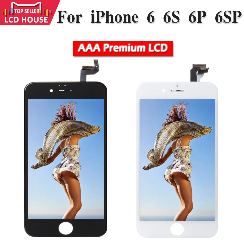 ЖК-экран для iPhone 6 6S 6P 6SP 5 дюймов качество AAA ЖК-дисплей дигитайзер сенсорного