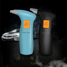 Цифровой алкотестер для дыхания, Алкотестер с ЖК-дисплеем, 20 мундштук, 712 T,, Прямая поставка