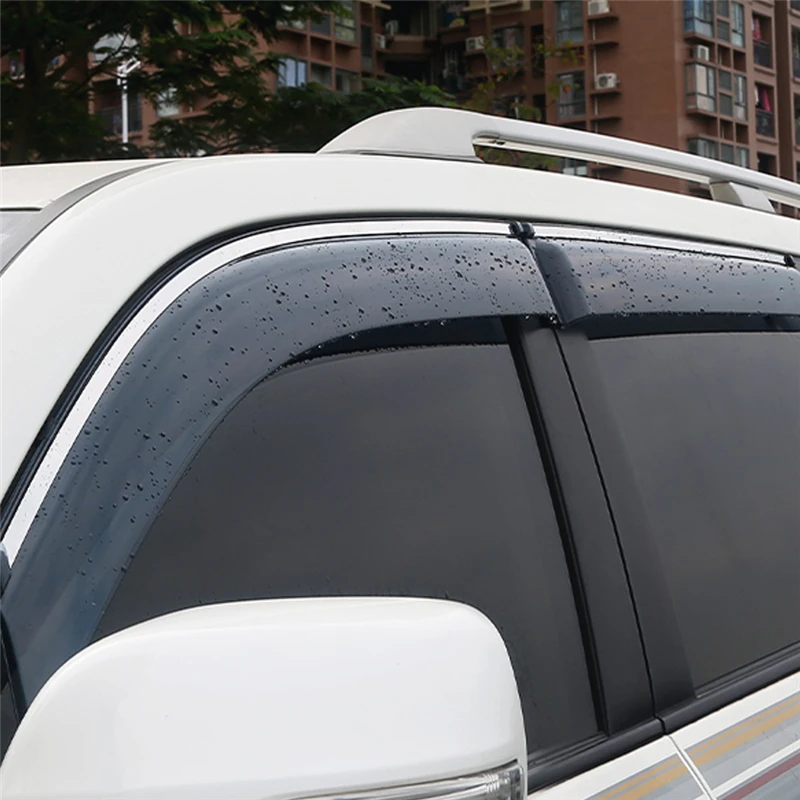 Для Toyota Land Cruiser 200-, защита от солнца и дождя для окна автомобиля, защитная накладка, рамка, наклейка, внешние аксессуары