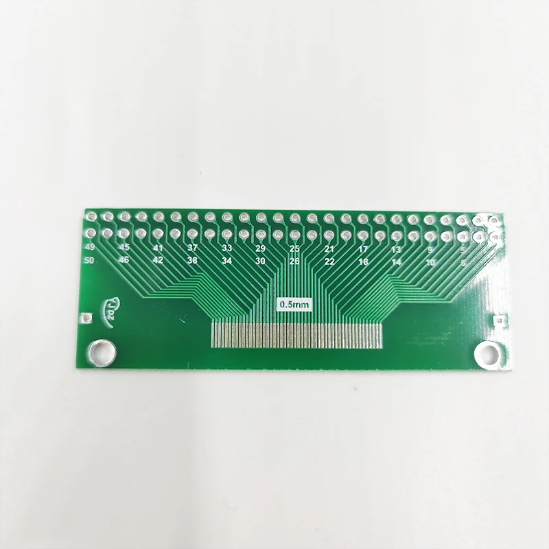 10 шт. двусторонняя печатная плата 50P 0,5 мм 1 мм FFC FPC для DIP FFC SMT для DIP 2,54/тонкопленочных транзисторах на тонкоплёночных транзисторах адаптер PCB печатных плат