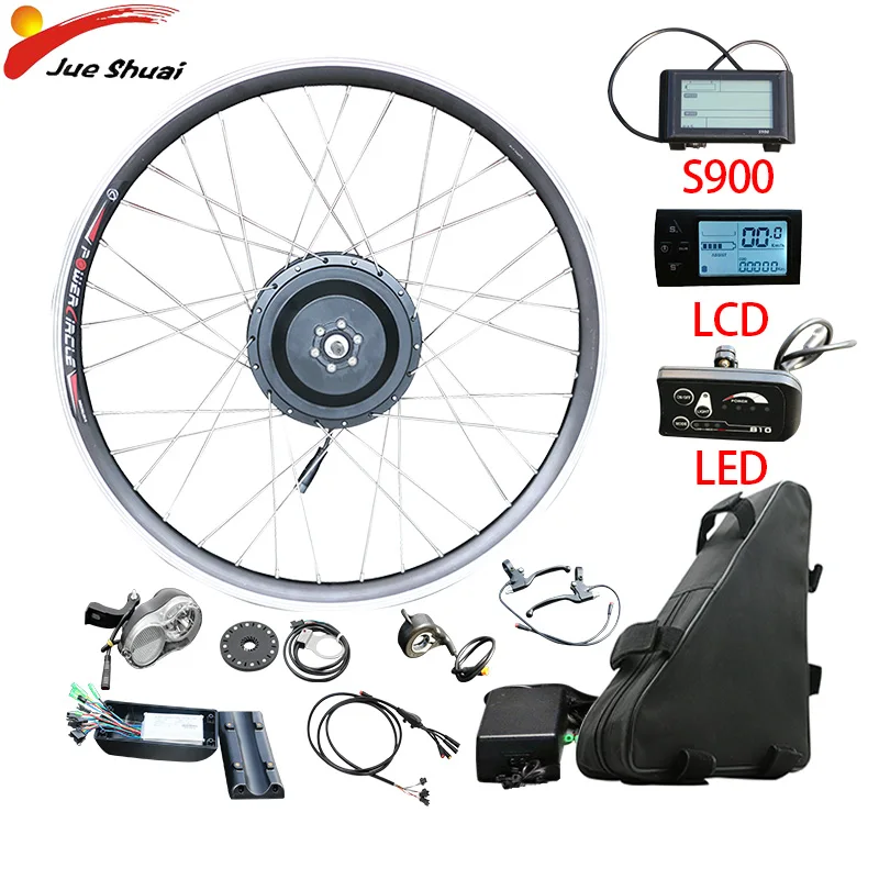 EU RU беспошлинный 36V 500W Ebike Kit 12ah литиевая батарея стандартное переднее Бесщеточное