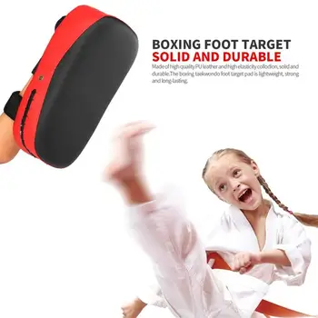 

2020 New Boxing Protector Hand Gear Taekwondo Double Padded Kick Boxing Punching Pad Kick Fighting Pads Foot Target Pad