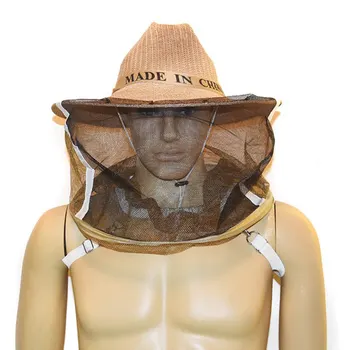 

Thick Anti-bee Hat With Face Protective Net Mesh Weave Breathable Face Neck Cover Bee Nets Catch Hats Bee