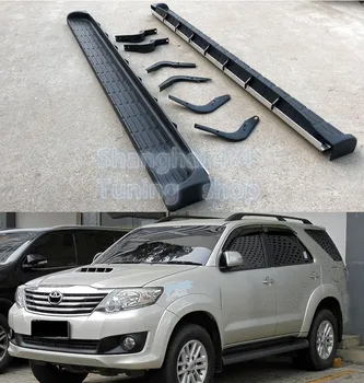 

New pair Fit for Toyota Fortuner 2008-2012 2013 2014 2015 running board side step nerf bar pedal good quality