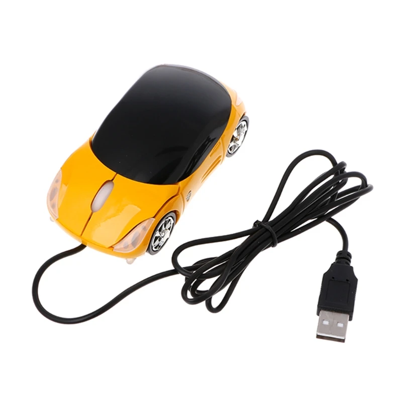 1000DPI Mini Car shape USB optical wired innovative 2 headlights mouse for PC Laptop Computer | Компьютеры и офис
