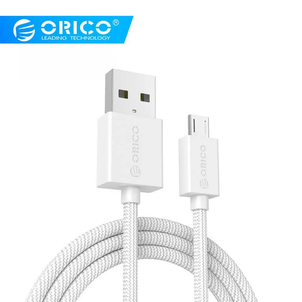 ORICO Micro USB кабель 2A кабель для передачи данных и зарядки телефона для samsung htc Nokia SONY Xiaomi huawei 100 см