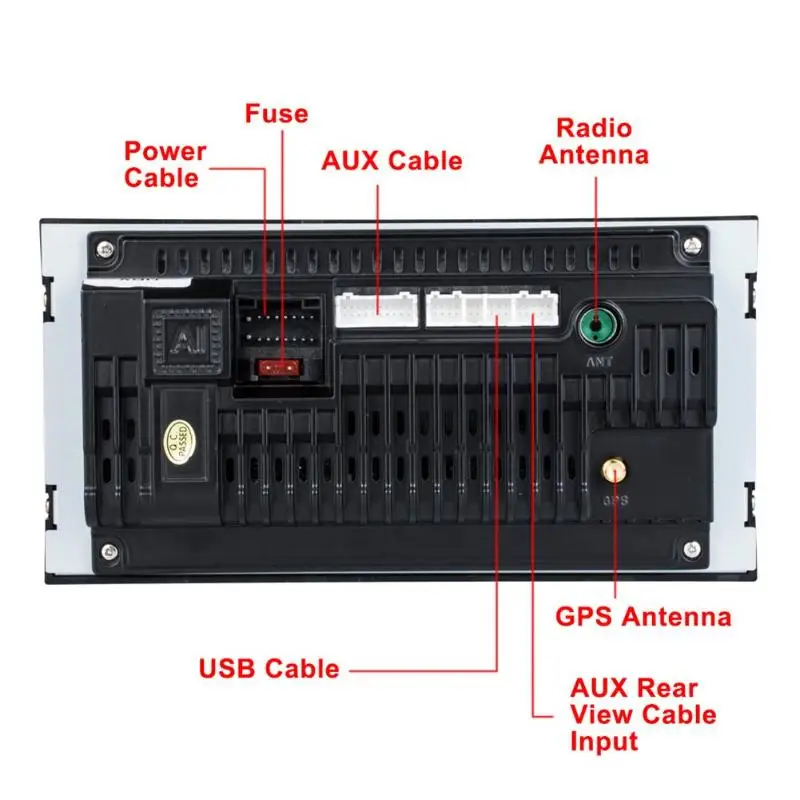 RK-A6153C 7 в Android 8,1 1G+ 16G Автомобильный в тире стерео gps навигация Bluetooth 4,0 AM FM Радио мультимедийный плеер для Honda