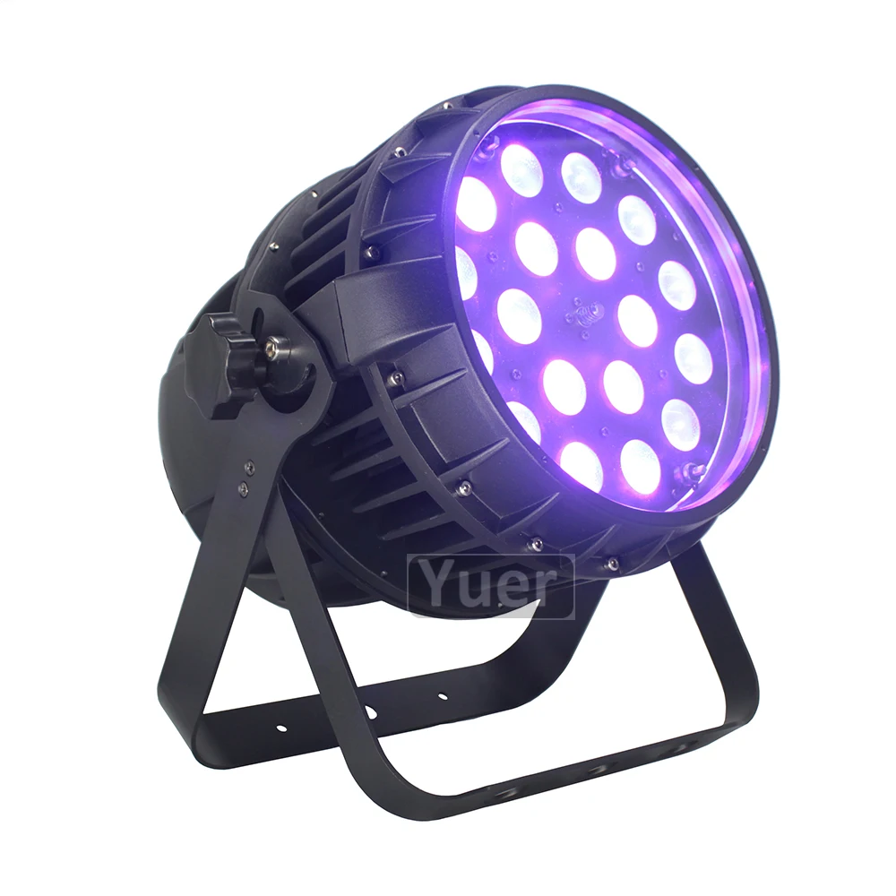 RGBW светодиодный 4в1 Водонепроницаемый зум Par свет 18X10 Вт DMX512 DJ диско свет 10-60 градусов вечерние Клубные Свадебные сценические зум Par огни