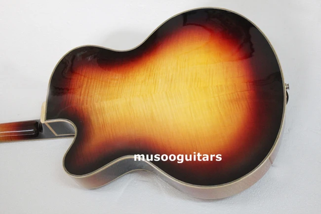 Musoo бренд 1" AAA-высеченный вручную Archtop гитара с корпусом