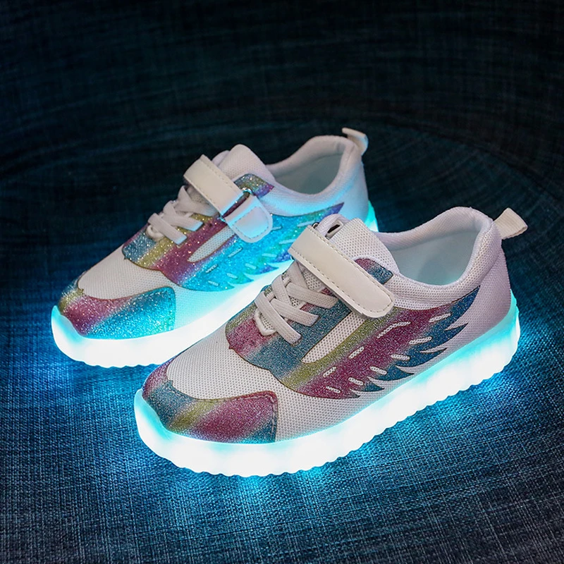 kids glitter tennis shoes