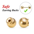 Gold-earring backs