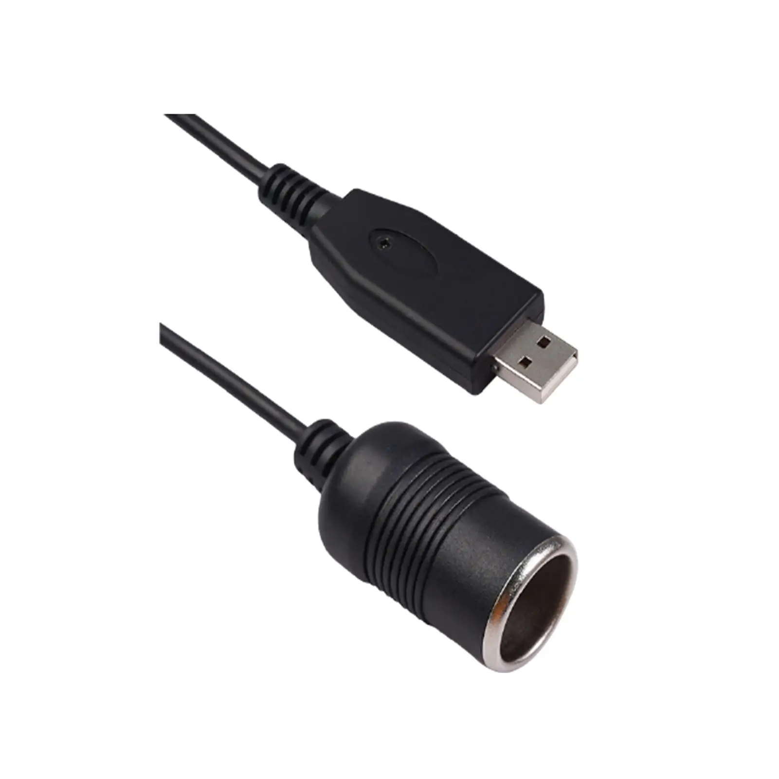 

50% HOT SALESï¼ï¼ï¼Converter Adapter USB Male 5V to 12V Car Cigaretteed Lighter Female Power Cord