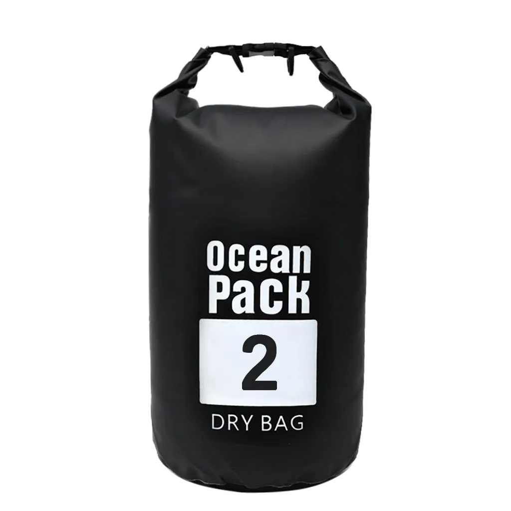 25 2L Открытый водонепроницаемый плавательный мешок для каноэ плавающий лодочный каяк Кемпинг водонепроницаемая сумка мешок 2L водонепроницаемый рюкзак для путешествий