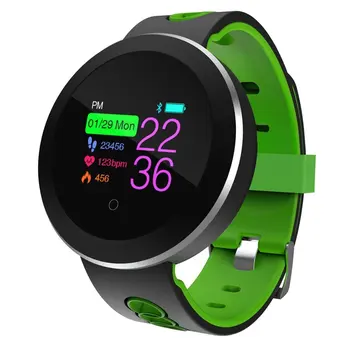 

Q8Pro Colorful Screen Bluetooth Waterproof Heart Rate Blood Pressure Pedometer Fitness Tracker Smart Watch Bracelet