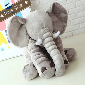 

NarwalDate Ins Cute Elephant Hug Cushion Plus Size for Baby Infant Kids Sleep Mate Plush Toy Pregancy U Shape Pillow Child Gift