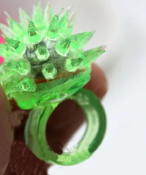 

Kids Toy Luminous Flashing Led Ring Multi Color Silicone Soft Finger Rings Party Favor Supply Decor Christmas