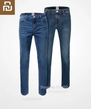 

Youpin Cottonsmith men High elastic comfortable jeans Loose soft Breathable Narrow pants man Casual Small Feet Trousers