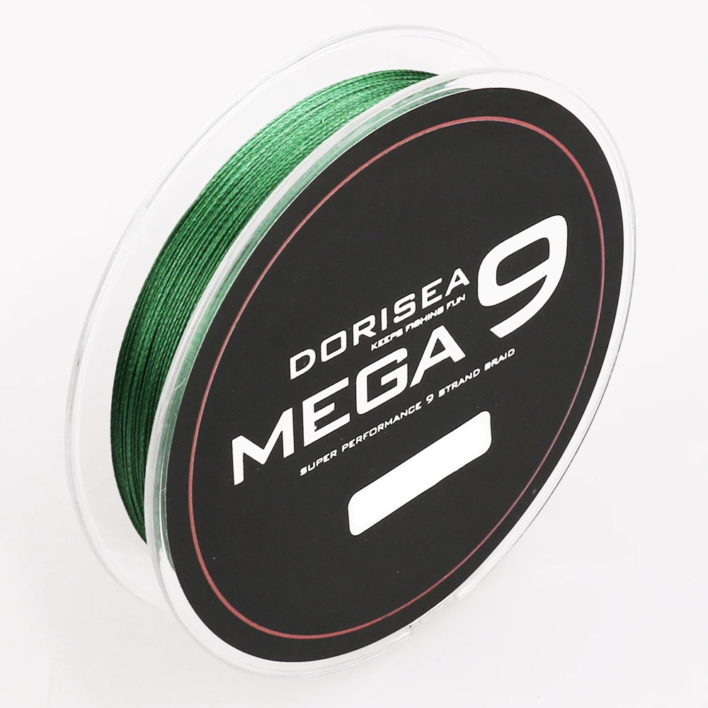 

DORISEA Mega 9 Strands 300M 330Yards Braided Wire Fishing Line Japan Material Super PE Line Multifilament Fishing Wire