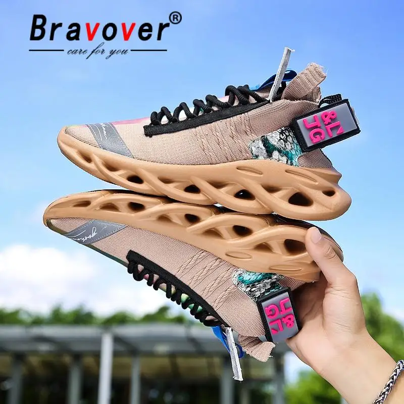 New Men Running Shoes Trend Couple Sneakers Lightweight Comfortable Cushioning Sport Shoes High Elastic Non-slip Wear Shoes35-46 New Men Running Shoes Trend Couple Sneakers Lightweight Comfortable Cushioning Sport Shoes High Elastic Non-slip Wear Shoes35-46