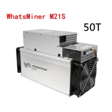Быстрый BTC BCH Майнер WhatsMiner M21S 50T Биткоин Майнер экономичный чем Antminer S9 S17 S17 Pro T17 T17e S17e WhatsMiner M3 M20S