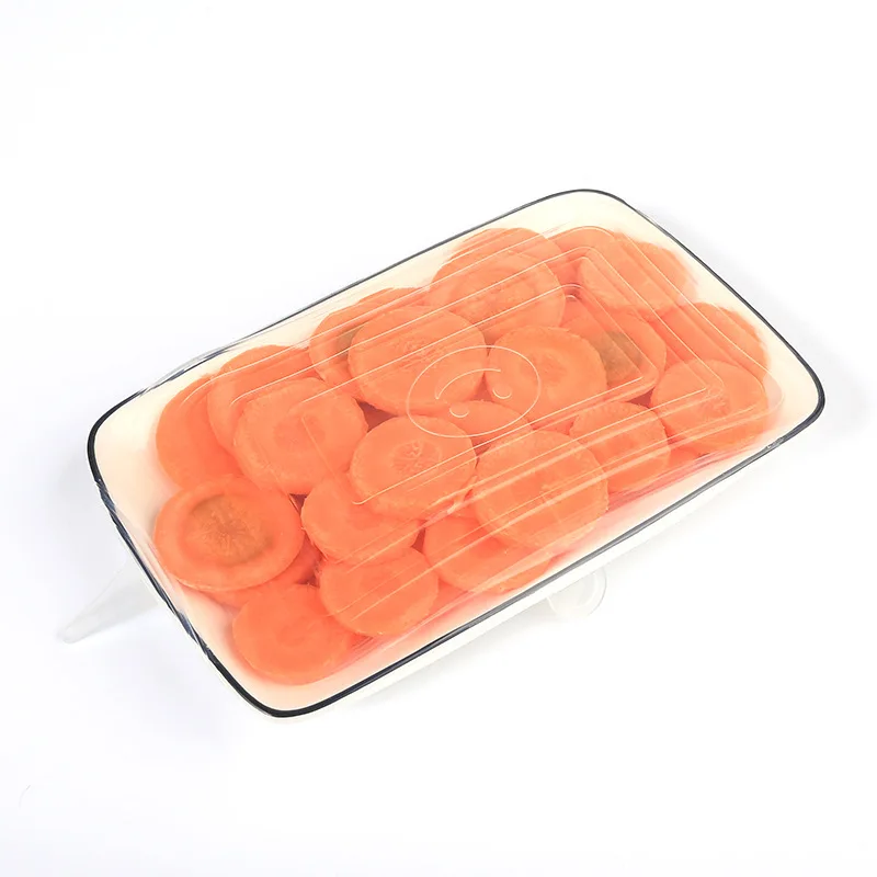 Reusable square Silicone Food Cover Stretch Lids Universal Food Wrap Cover Fresh Keeping Caps Stretchable Magic Lid