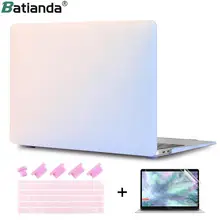 Матовый Жесткий чехол с радужным градиентом для MacBook Air 1" 13" Pro 13 15 retina display Touch Bar New Air 13,3 A1932