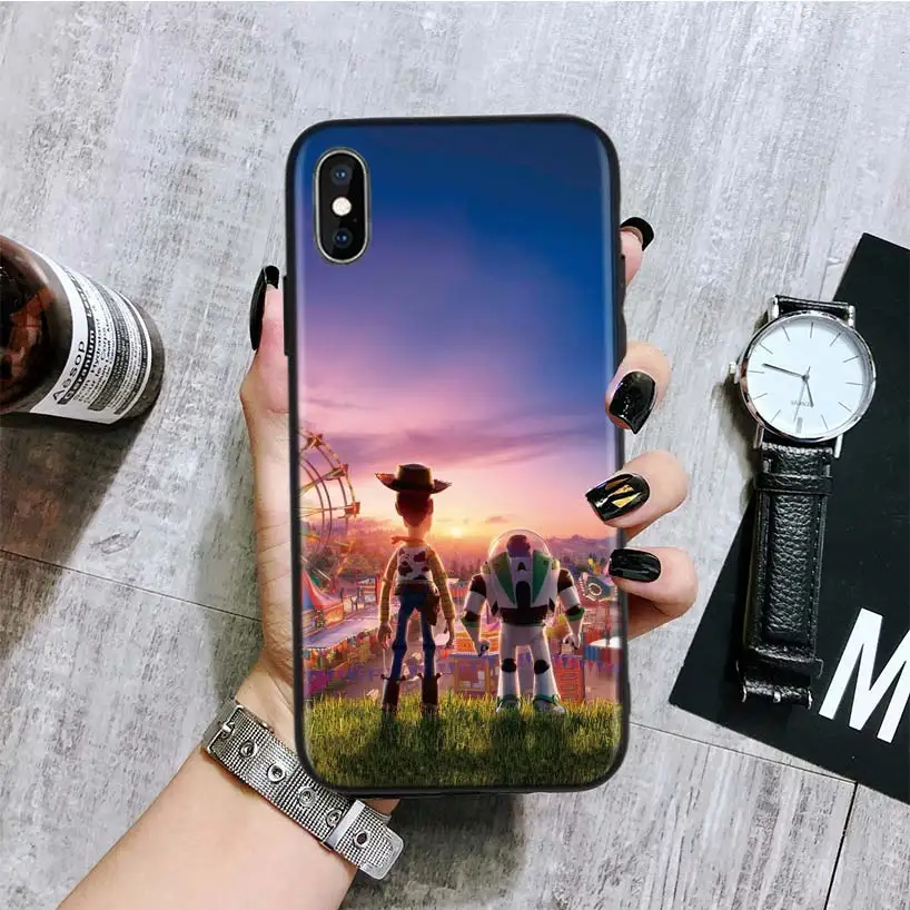 История игрушек черный чехол для телефона Apple IPhone 11 Pro XS MAX XR 7 8 6 6S Plus X 10 Ten 5 5S SE Coque Shell - Цвет: BA108-2