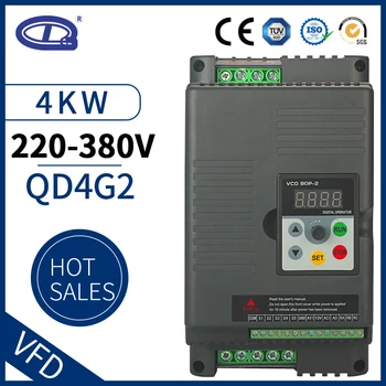 

QD290 3 phase 380v output Water Pump Constant Pressure Water Supply Special 4kw frequency converter ac motor drive