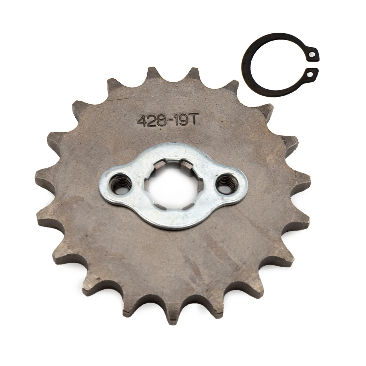 Front Engine 428# 10T 11T 12T 13T 14T 15T 16T 17T 18T 19T Teeth 17mm Chain Sprocket With Retainer Plate Locker