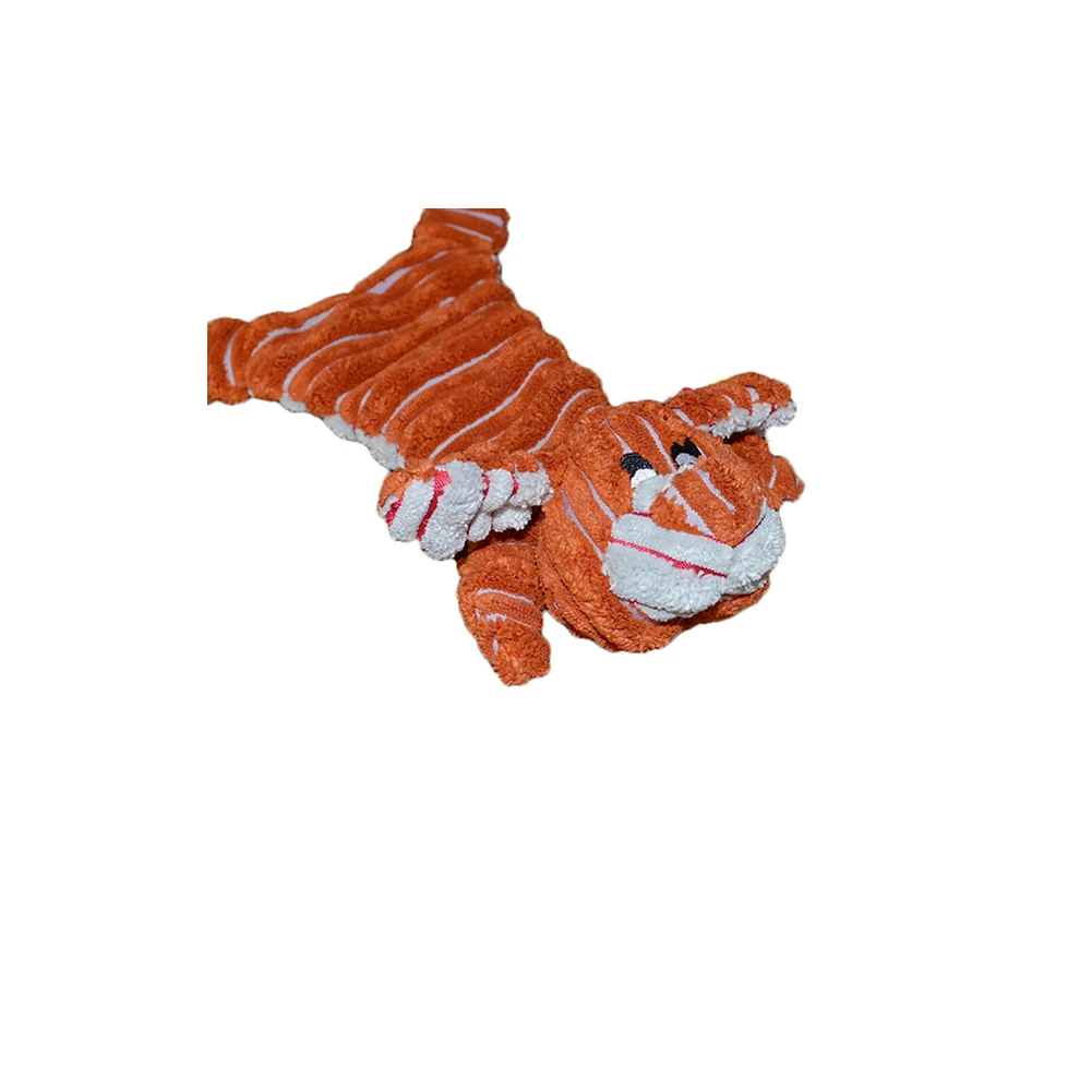 

1Pc Pet Squeak Toy Corduroy Plush Rod-like Teeth Cleaning Massager Playtoy for Small Medium Dog Puppy