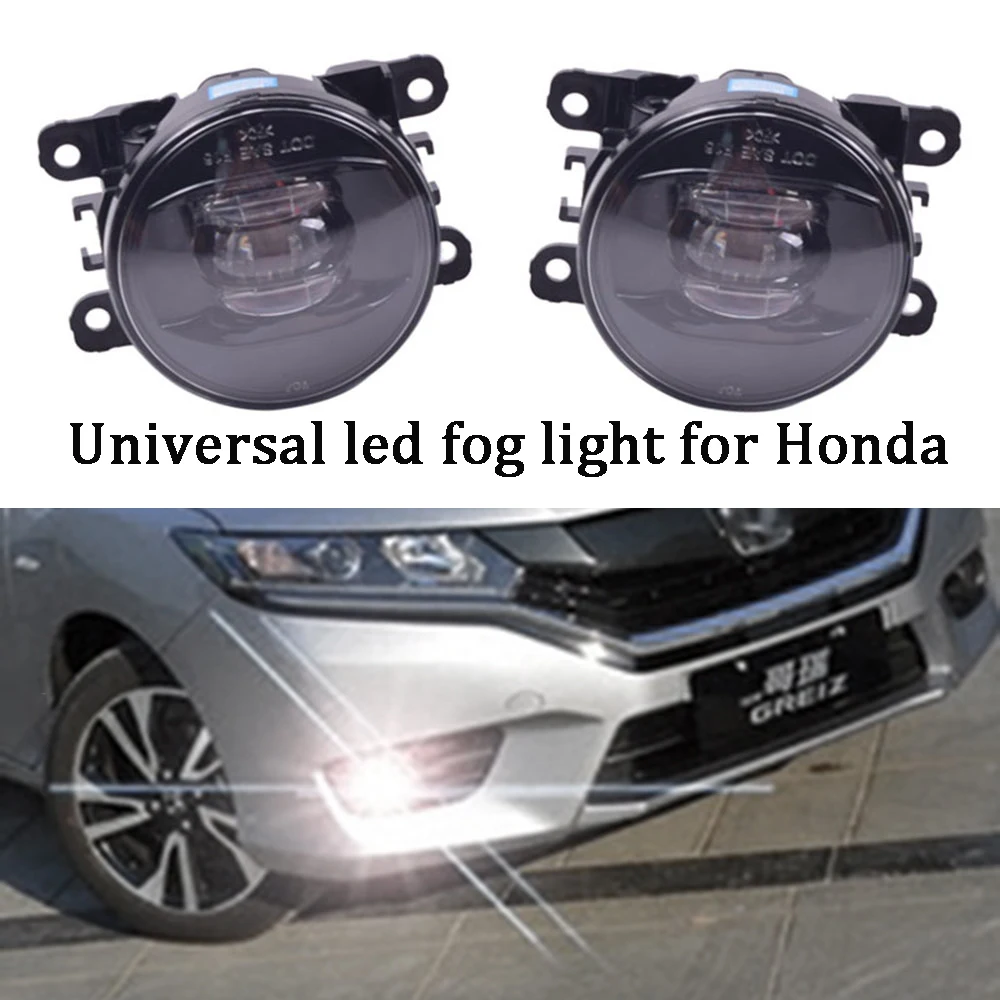 

ECAHAYAKU LED DRL Daytime Running Light Universal Fog Light for Honda 2012 2013 2014 Headlight Car Styling
