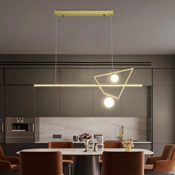 

White/black Led Chandelier lighting for diningroom kitchen lustre led luminaire suspendu Hanging installation modern chandelier