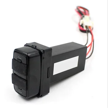 ユニバーサル 12 V/24 V オン · オフ 4 穴スイッチパネル USB 充電器の電源コンセントアダプタ電圧計のための車のボート