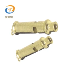 Супер дешевые продажи высокочастотный латунный защитный свисток тренировочный спортивный свисток RD-3-Shaped медный жесткий свисток с ручкой