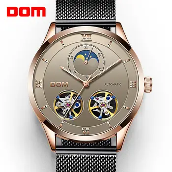 

DOM luxury automatic mechanical men's watch sports swimming waterproof men's tourbillon Wirstwatch Herrenuhr
