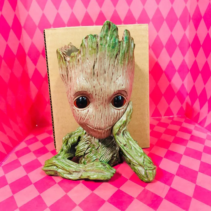 Diffuse YULAI аниме Горшечное растение цветочный горшок Shuren Galaxy Guard Groot Treeson Garage Kit 160 г светильник