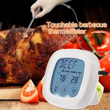 

Digital Meat Kitchen Thermometer Stainless Waterproof Meat Temperature Probe Oven Cooking BBQ Temperature Meter INSTOCK!