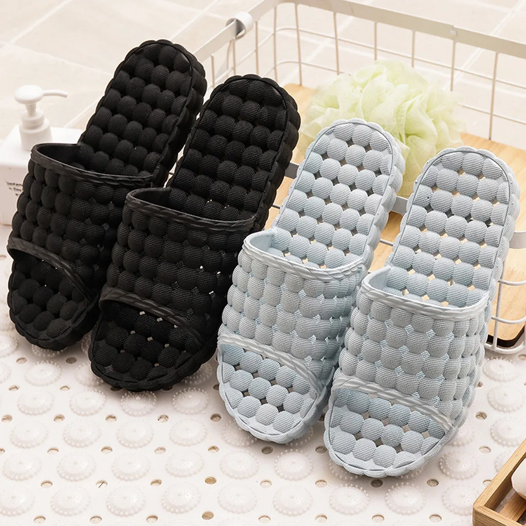 Синие тапочки с отверстиями для мужчин; домашние Тапочки для ванной; домашняя обувь на плоской подошве; Zapatillas Casa Hombre; нескользящие шлепанцы для мужчин