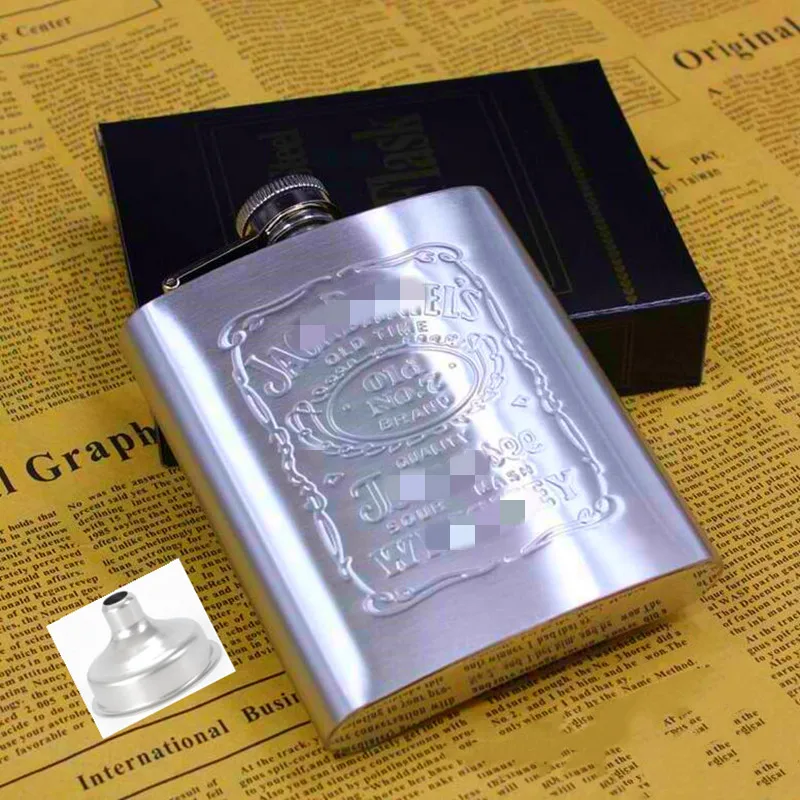 1 шт. Из нержавеющей стали с карманом на бедрах фляжка для ликера виски крышка от
