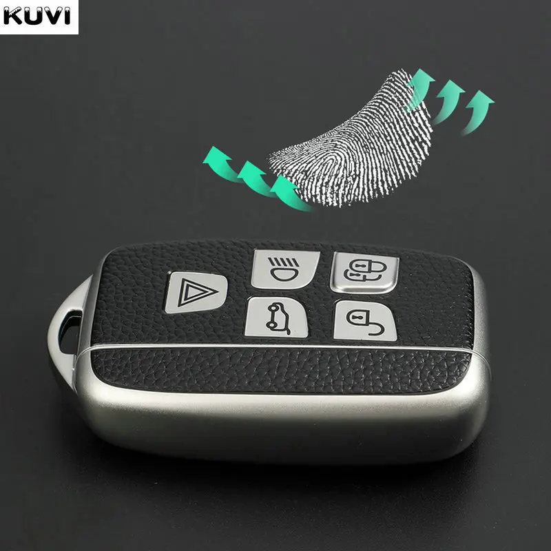 Leather Tpu Car Remote Key Case Cover Holder Shell For Land Rover Range Rover Sport Evoque Freelander - For Jaguar Xf Xj Xe Xjl Xf - Racext™️ - - Racext 23